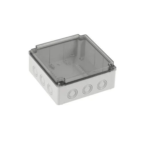 40205007 – Termoplastik Buat 210x210x90mm IP67 IK06 Şeffaf Kapak