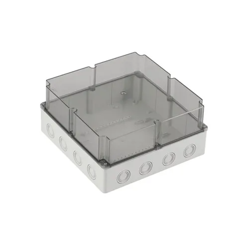 40207207 – Termoplastik Buat 290x290x140mm IP67 IK06 Derin Şeffaf Kapak