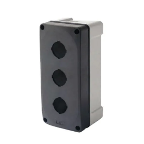 4021030504 – Termoplastik Buton Kutusu 59x179x61mm IP44 IK06 3 Delik [3x23mmØ]