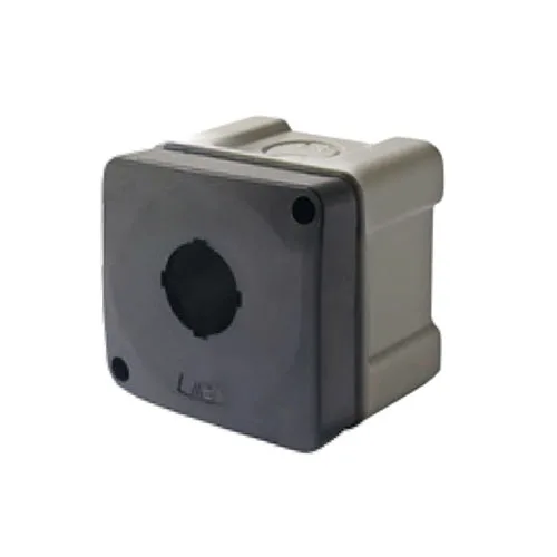 4021110504 – Termoplastik Buton Kutusu 59x59x61mm IP67 IK06 1 Delik [1x23mmØ]
