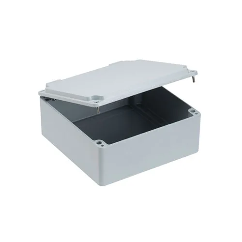402524H – Alüminyum Buat 250x250x110mm IP67 IK09 Menteşeli Kapak