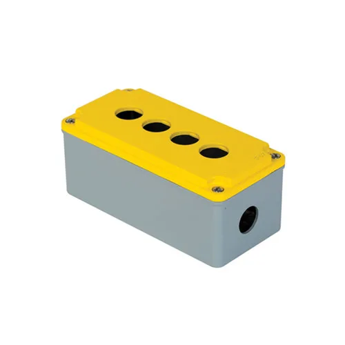 402621 – Alüminyum Buton Kutusu 80x170x73mm IP67 IK09 4 Delik [4×22,5mmØ]