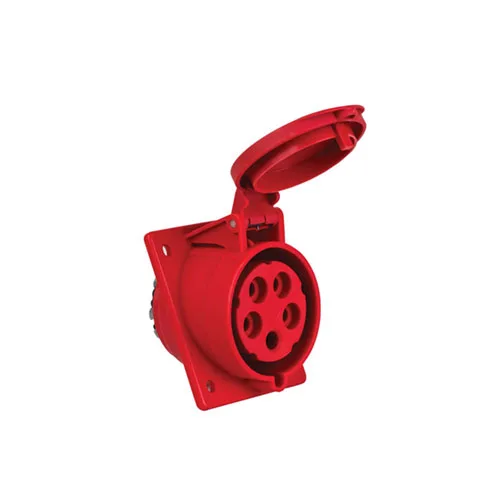 406521 – CEE Eğik Makine Prizi 32A  200/346V-240/415V 3P+N+PE 6 h IP44 Hızlı Bağlantı