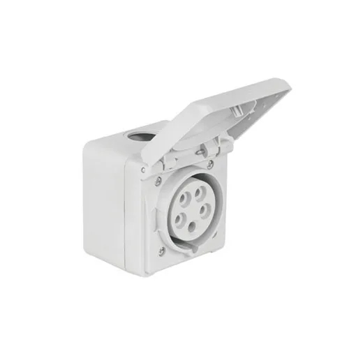 T1186 – CEE Sıva Üstü Priz 16A 220/380-240/415V 3p+N+PE 6 h IP44 Hızlı Bağlantı