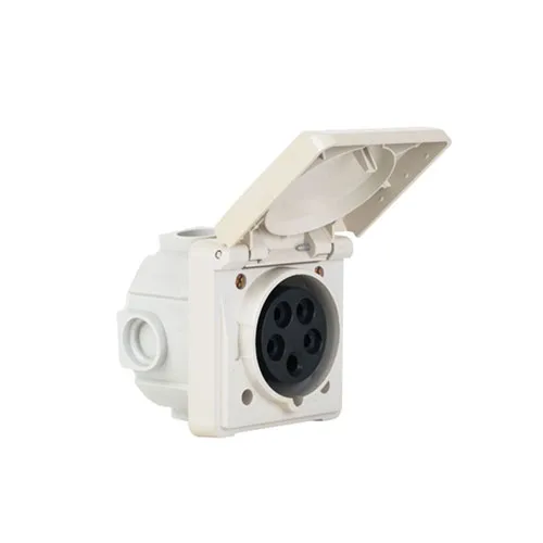 T146 – CEE Sıva Altı Priz 16A 220/380-240/415V 3P+N+PE 6 h IP44  Vidalı Bağlantı (91mmx91mm)