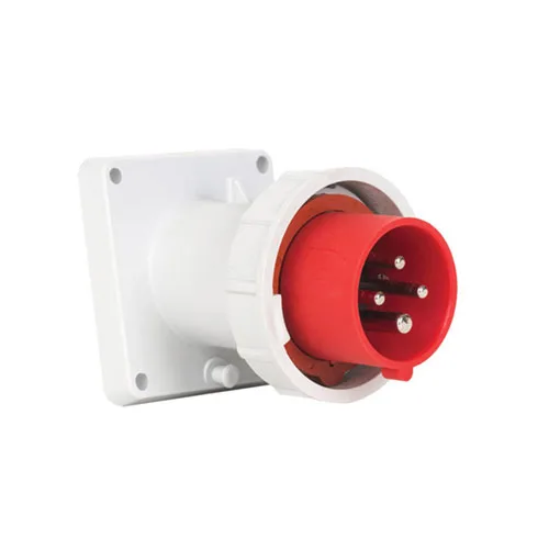 T27403V – CEE Makine Fişi (Eğik) 16A 380-415V 3p+PE 6 h IP67 Vidalı Bağlantı (85mmx85mm)