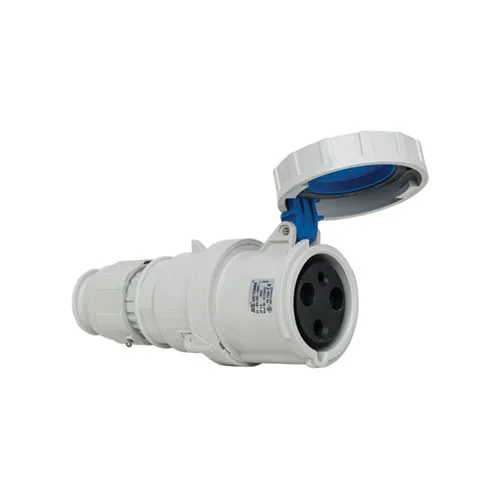 T3173207 – CEE Uzatma Prizi 63A 220-240V 2P+PE 6 h IP67 Vidalı Bağlantı