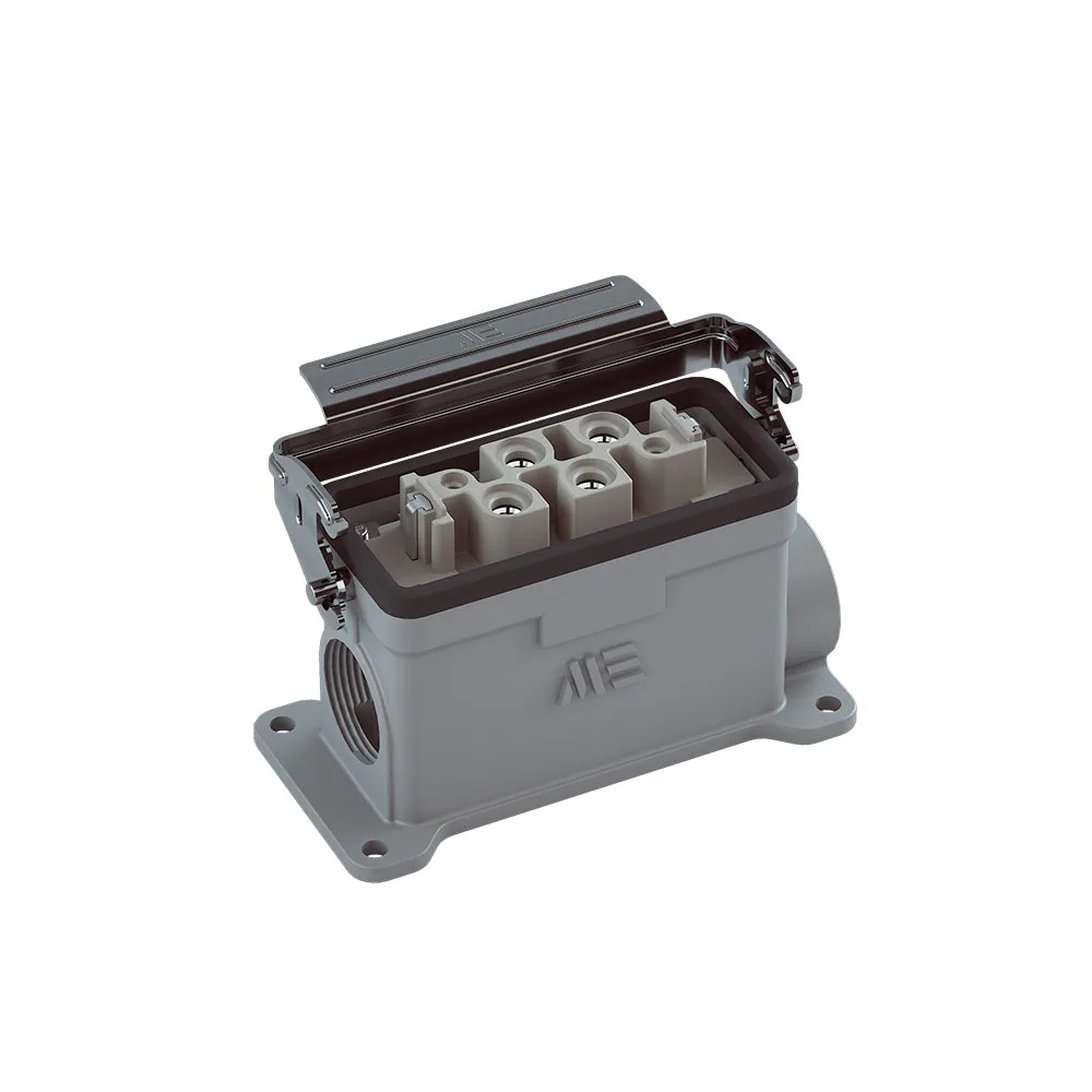 4/2x80/16A. DUVAR PRİZ ÇİFT GİRİŞ (TEK METAL MANDAL)