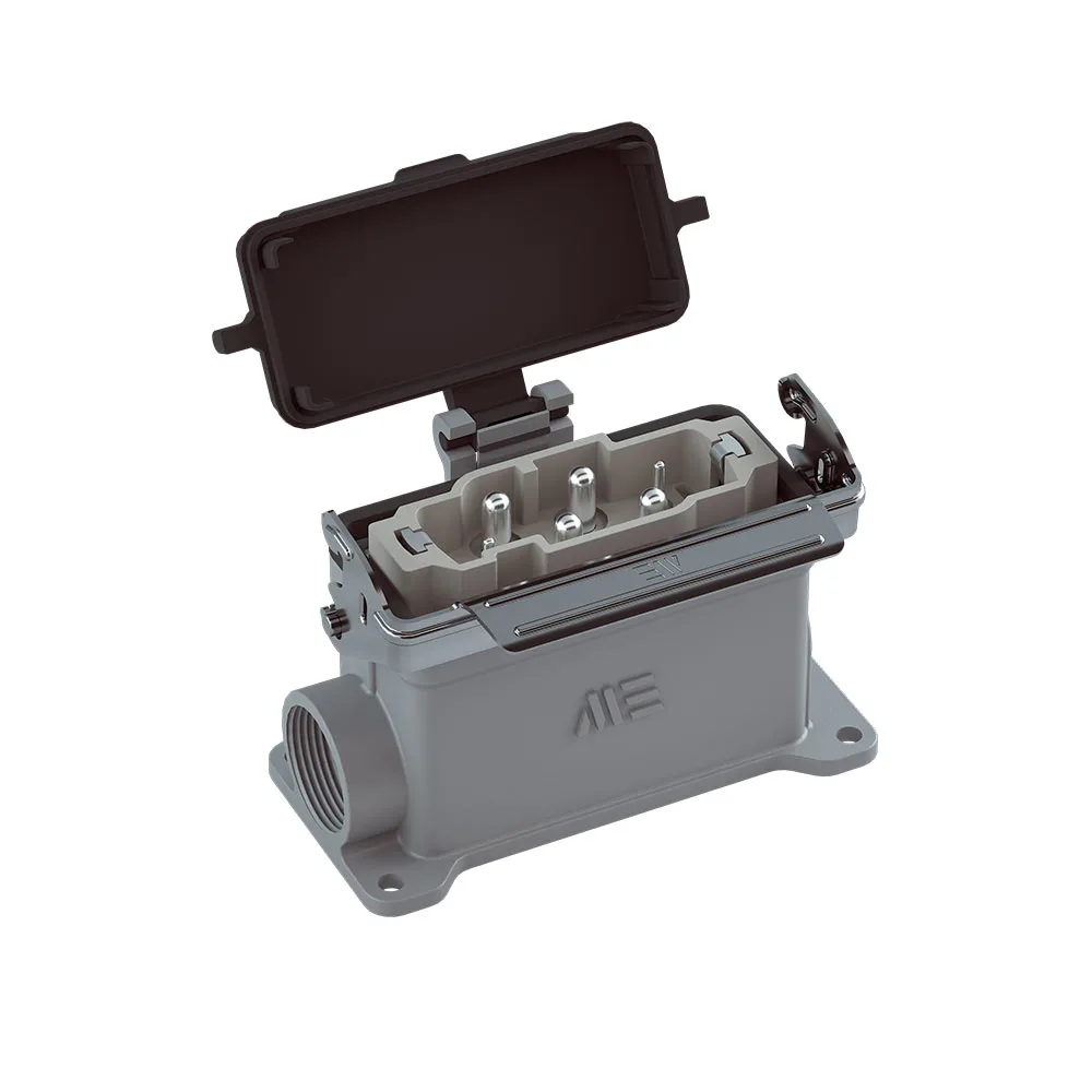 4/2x80/16A. ÇOKLU DUVAR FİŞİ (TEK METAL MANDALLI MENTEŞELİ KAPAK)